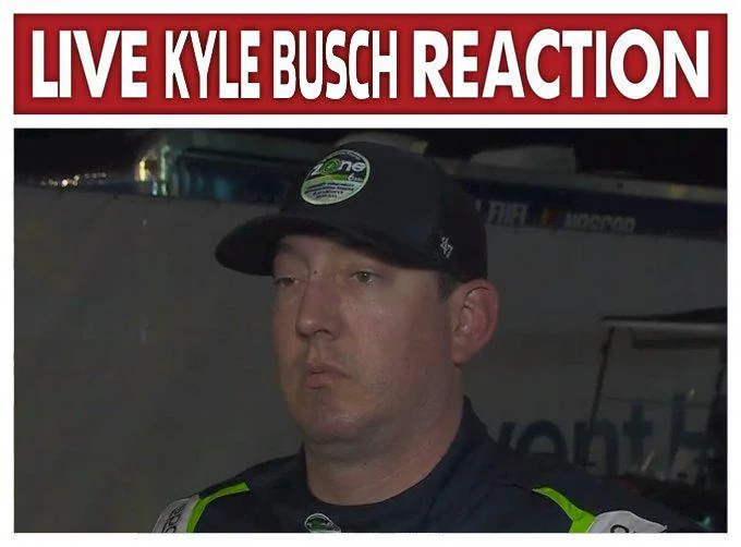 Live Kyle Busch Reaction Blank Meme Template