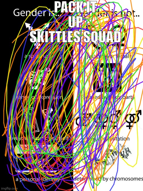 PACK IT UP SKITTLES SQUAD | made w/ Imgflip meme maker
