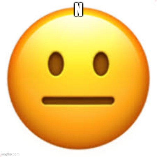 Not funny | N | image tagged in not funny | made w/ Imgflip meme maker