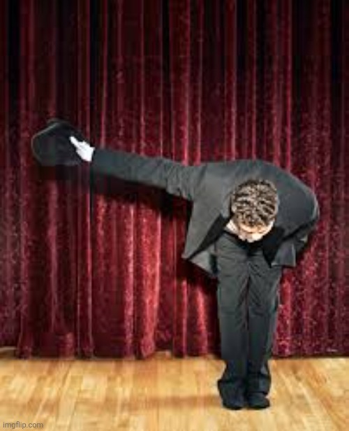 Take a bow. | image tagged in take a bow | made w/ Imgflip meme maker