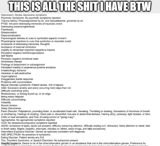 ... | THIS IS ALL THE SHIT I HAVE BTW | made w/ Imgflip meme maker
