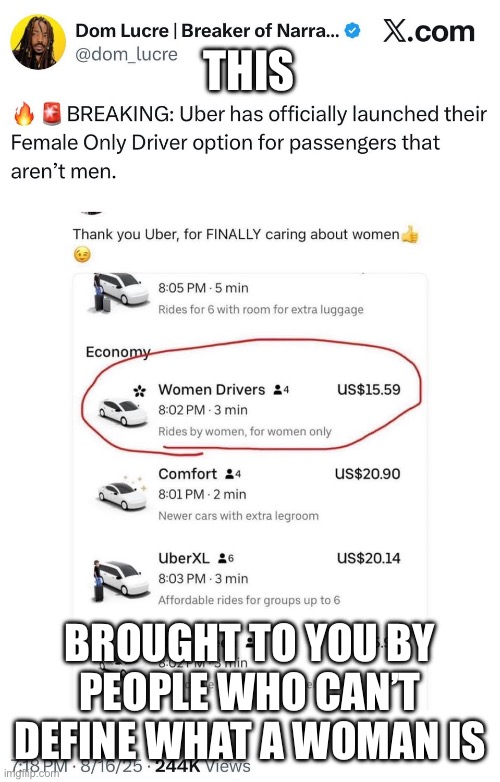 Do trans women count? | THIS; BROUGHT TO YOU BY PEOPLE WHO CAN’T DEFINE WHAT A WOMAN IS | made w/ Imgflip meme maker