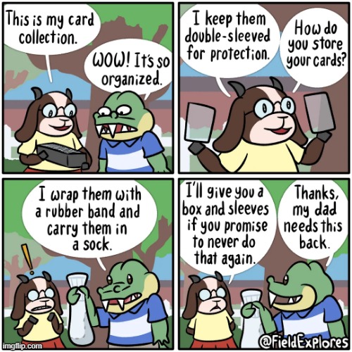image tagged in goat,alligator,card,cards,collection,sock | made w/ Imgflip meme maker