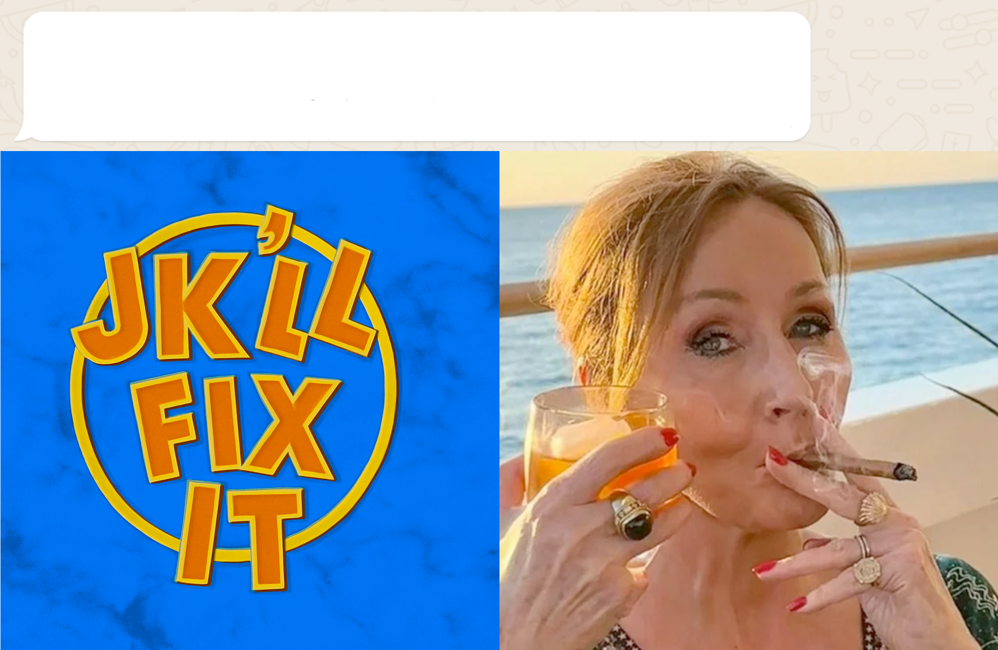 JK'LL FIX IT Blank Meme Template