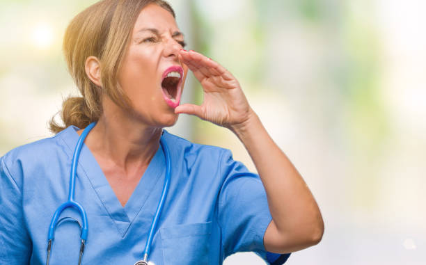 Yelling doc Blank Meme Template