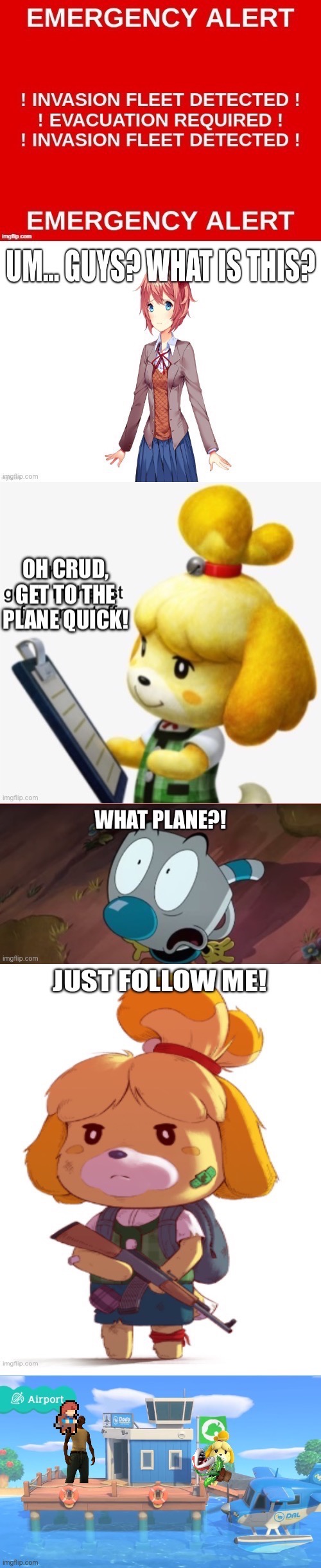 Evacuation | made w/ Imgflip meme maker