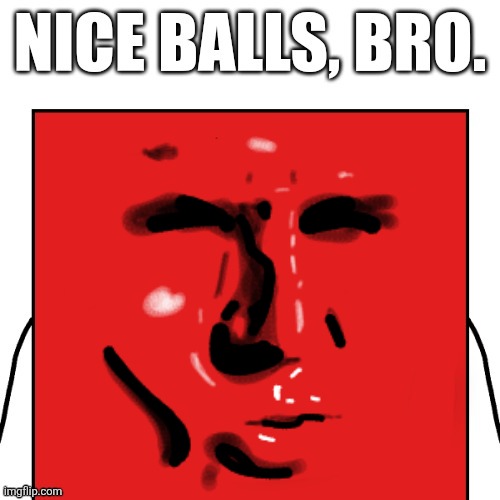 image tagged in nice balls bro | made w/ Imgflip meme maker