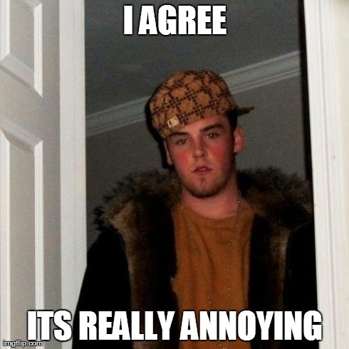 Scumbag Steve Meme | I AGREE ITS REALLY ANNOYING | image tagged in memes,scumbag steve | made w/ Imgflip meme maker