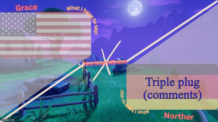 NorthernGrace Temp | Triple plug (comments) | image tagged in northerngrace temp | made w/ Imgflip meme maker