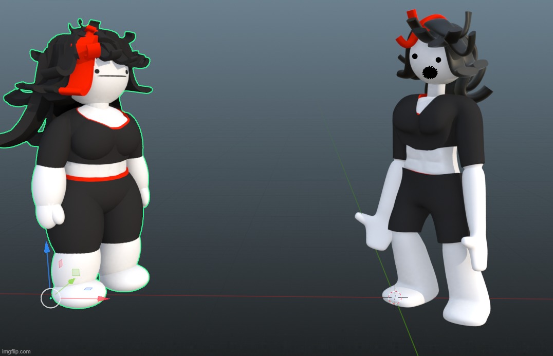 got her (mostly) rigged | made w/ Imgflip meme maker