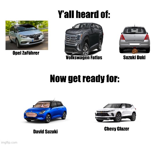 Car Get Ready For Meme 2 | image tagged in cars,funny,memes | made w/ Imgflip meme maker
