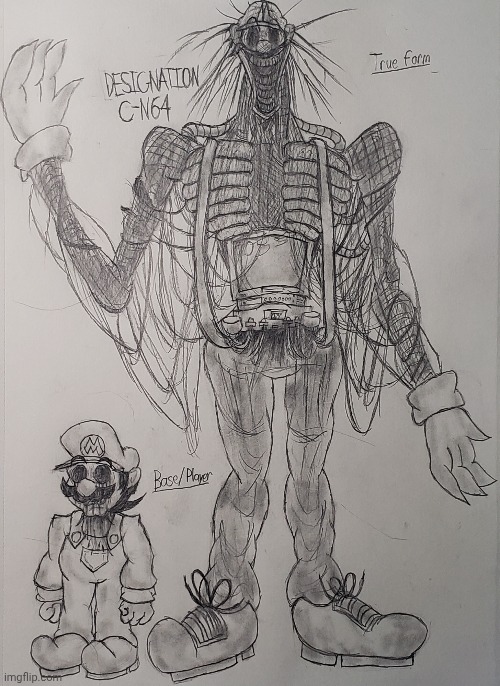 When the copy is yours | image tagged in horrorbrew,drawing | made w/ Imgflip meme maker
