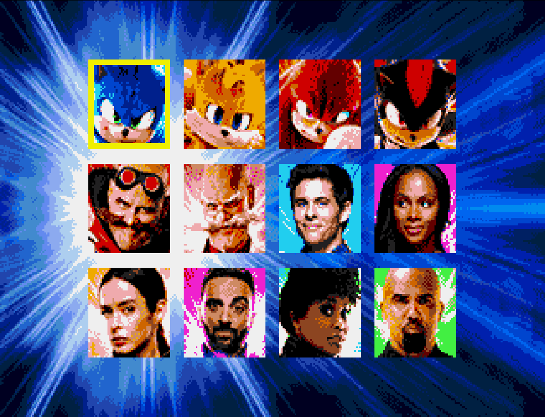 Sonic 3 choose your fighter Blank Meme Template