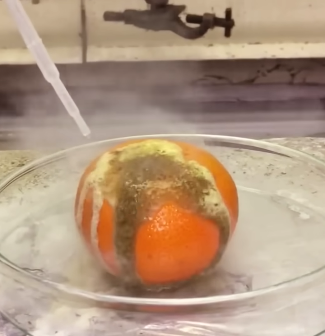 High Quality Dissolving orange Blank Meme Template
