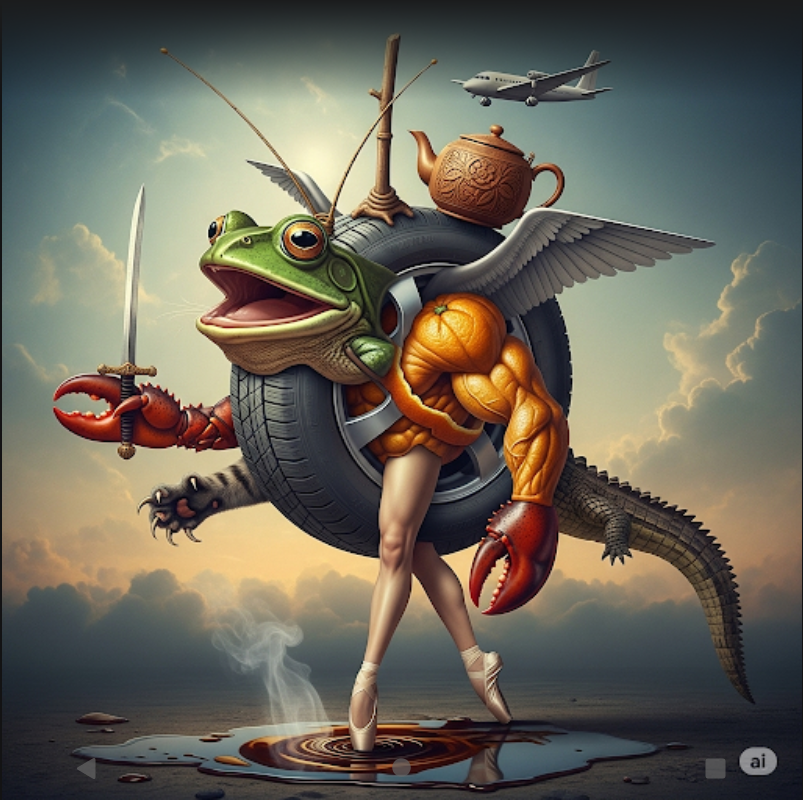 Ambalabu tatata assasinodindun ballerina crabracrocodiro crab Blank Meme Template