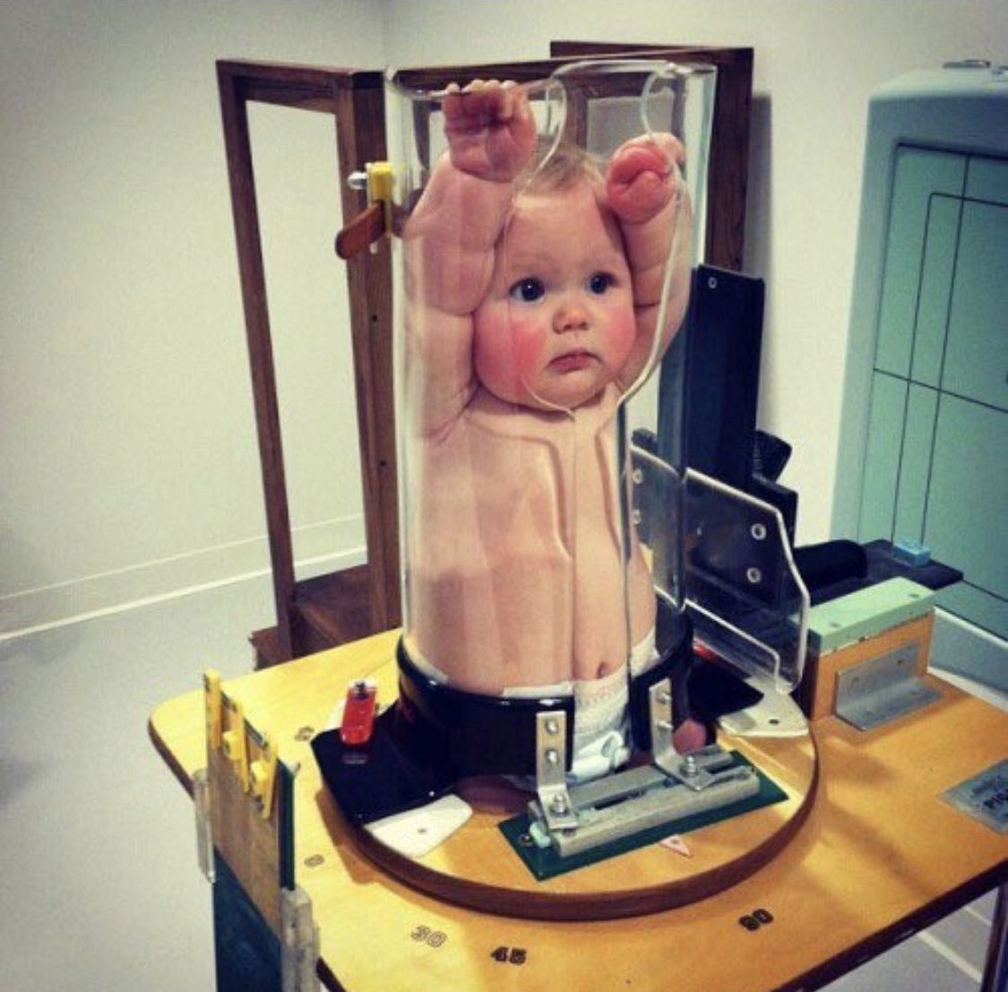 Baby in a blender meme Blank Meme Template