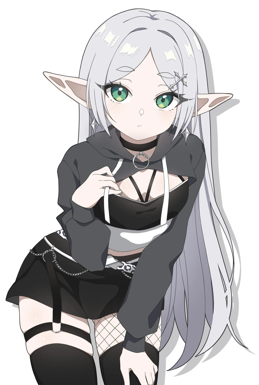goth frieren Blank Meme Template