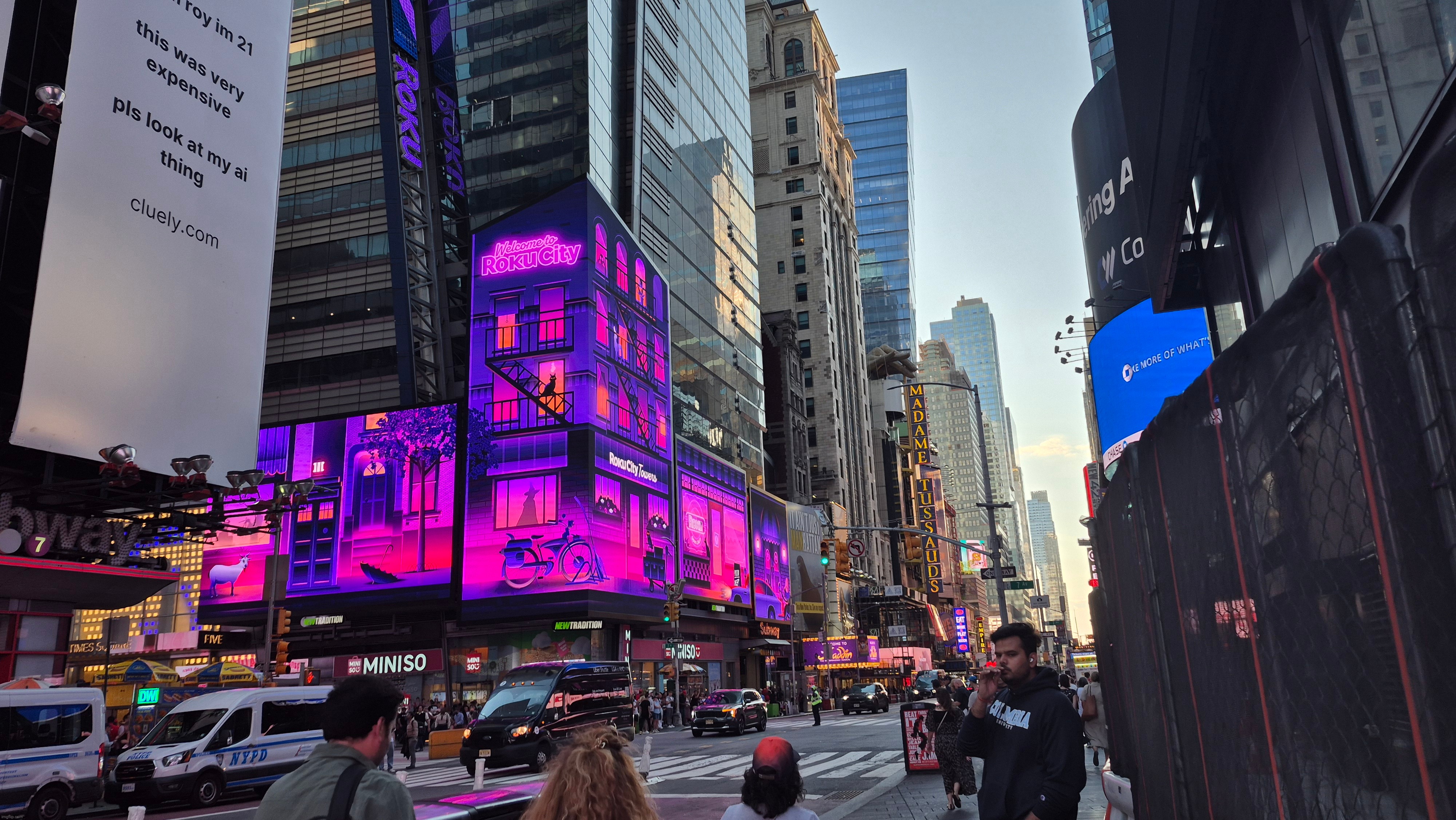 ROKU CITY billboard looks so fire fr | made w/ Imgflip meme maker