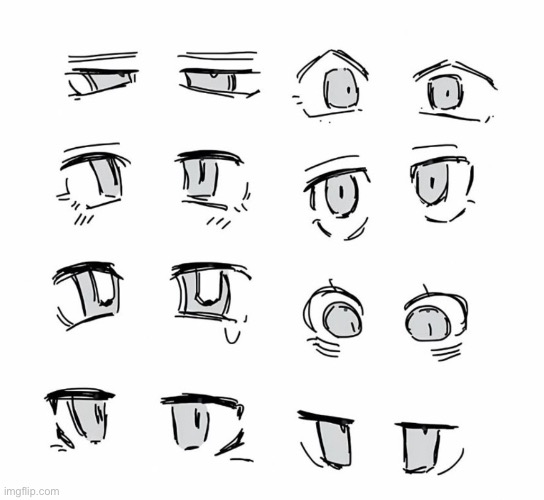Which of these do you think is closest to how i draw eyes (found this in pinterest) | made w/ Imgflip meme maker