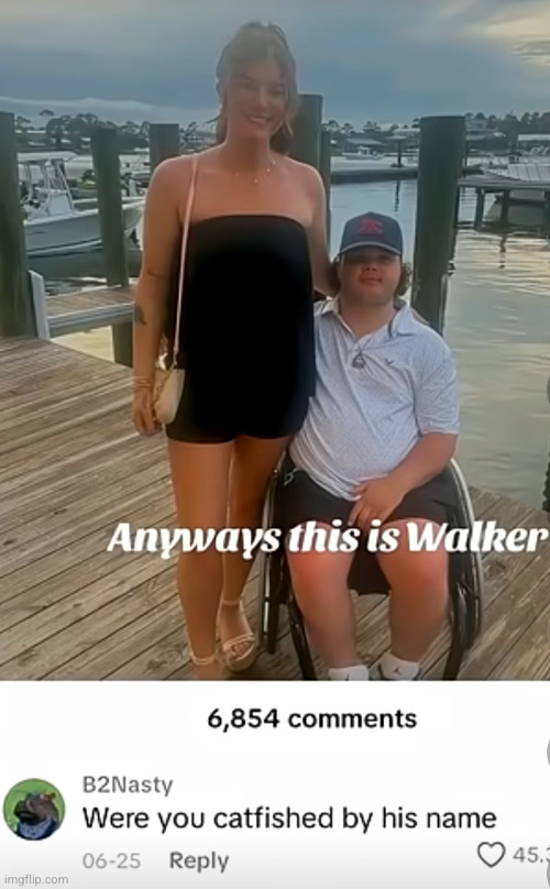 he is NO walker | image tagged in walker,dark humor | made w/ Imgflip meme maker