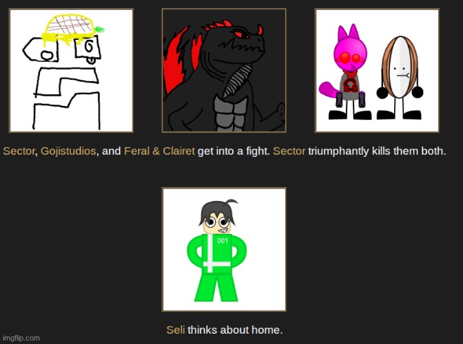 Goji may have lost, but he has won all of our hearts | image tagged in hunger games geo | made w/ Imgflip meme maker