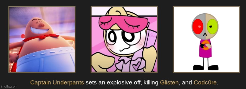 Dude. I just started the Hunger Games. How tf do you get a double kill? | image tagged in captain underpants,hunger games,images | made w/ Imgflip meme maker