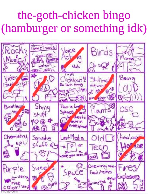 tgc bingo | image tagged in tgc bingo | made w/ Imgflip meme maker