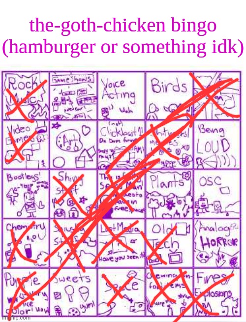 tgc bingo | image tagged in tgc bingo | made w/ Imgflip meme maker