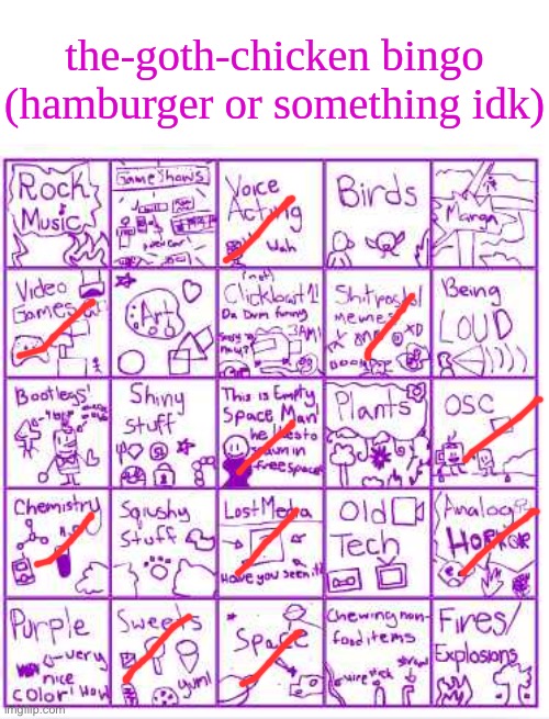 tgc bingo | image tagged in tgc bingo | made w/ Imgflip meme maker