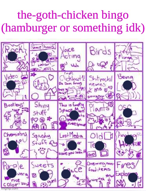 I don't really fw manga | image tagged in tgc bingo | made w/ Imgflip meme maker