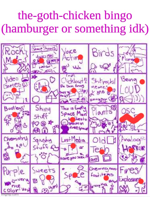 tgc bingo | image tagged in tgc bingo | made w/ Imgflip meme maker