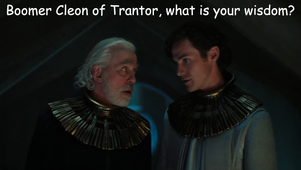 Boomer Cleon of Trantor Blank Meme Template