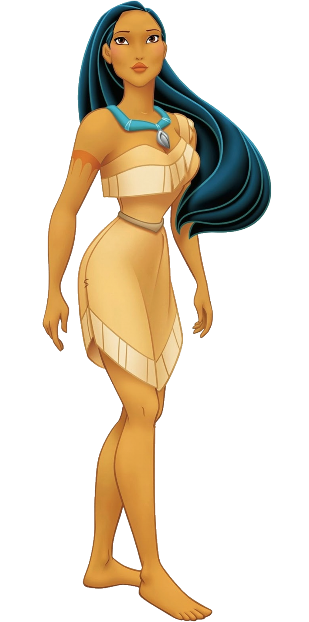 Pocahontas (The Tribal Warrior Native American Princess) Blank Meme Template