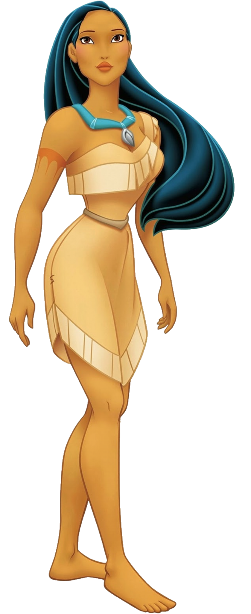 Pocahontas (The Tribal Warrior Native American Princess) Blank Meme Template