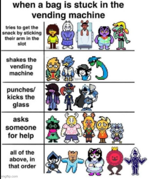 vending | image tagged in deltarune | made w/ Imgflip meme maker