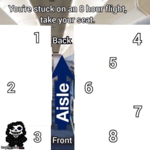 Repost but add ONE of your ocs | image tagged in choose your seat template | made w/ Imgflip meme maker
