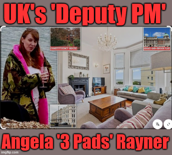 Deputy PM Angela 3xPads Rayner | UK's 'Deputy PM'; #Immigration #Starmerout #Labour #KeirStarmer #labourisdead #nevervotelabour #Antisemitism #Savile #Paedo #Worboys #GroomingGangs #Paedophile #IllegalImmigration #Immigrants #Invasion #StarmerResign #strikes Immigration Starmerout Labour KeirStarmer labourisdead Illegal Immigration Immigrants Invasion StarmerResign Island of strangers Slit Throat Ricky Jones Lucy Connolly Two-Tier Justice Ricky Jones; Angela '3 Pads' Rayner | image tagged in angela 3xpads rayner,immigration starmerout labour,illegal immigration immigrants invasion,starmerresign island of strangers | made w/ Imgflip meme maker
