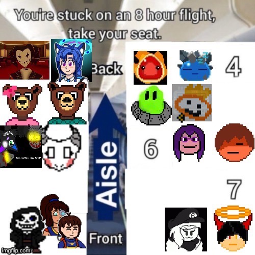 chaos and astro are canonically greatgreatgreatgreatgreatgreatgreatgreat cousins and blue is trying to make new friends | made w/ Imgflip meme maker