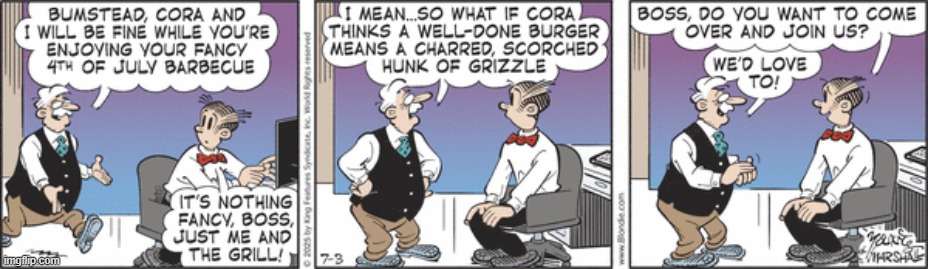 Blondie | image tagged in comics | made w/ Imgflip meme maker