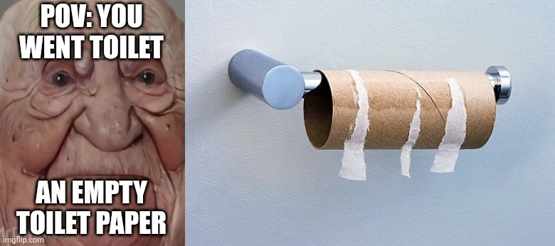 Thumbnail #2 | POV: YOU WENT TOILET; AN EMPTY TOILET PAPER | image tagged in mrdweller phase 8 5,no more toilet paper | made w/ Imgflip meme maker