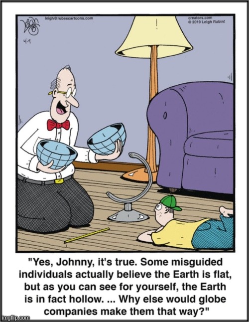 Rubes | image tagged in comics,rubes,hollow earth | made w/ Imgflip meme maker
