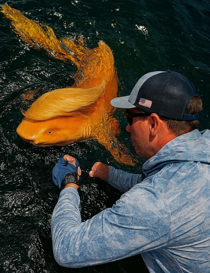trump fish Blank Meme Template