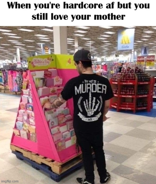 Hardcore | image tagged in latticeclimbing,climbing,heavymetal,goth,hardcore,funny | made w/ Imgflip meme maker