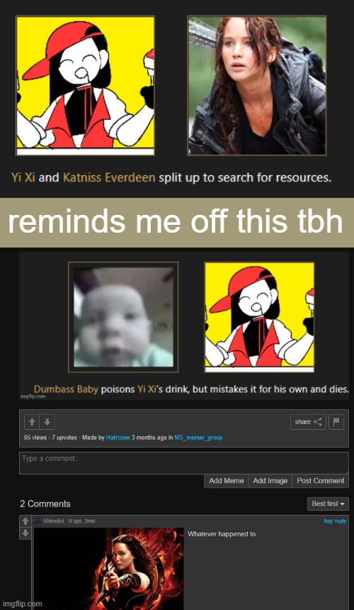 reminds me off this tbh | made w/ Imgflip meme maker