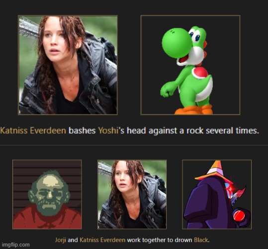 okay she finally start murdering people now | made w/ Imgflip meme maker