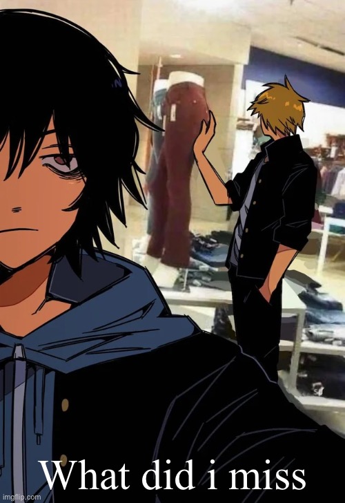 What did i miss | image tagged in chainsaw bear,anime,manga,light | made w/ Imgflip meme maker