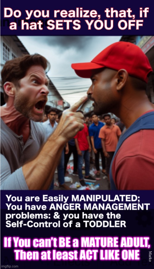 YOU are the problem | image tagged in memes,hat,shirt,control yourself or others will,dont be a dumbocrat puppet,progressives fjb voters kissmyass | made w/ Imgflip meme maker