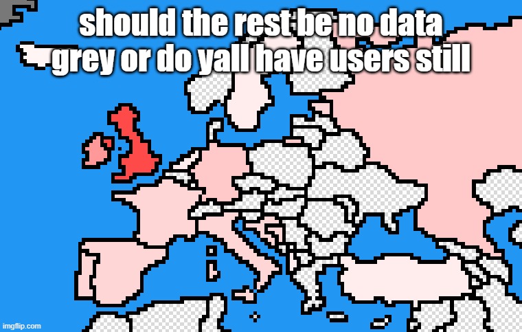 ???? | should the rest be no data grey or do yall have users still | made w/ Imgflip meme maker