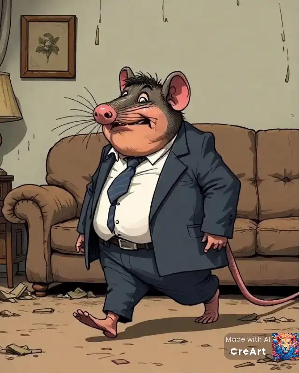 High Quality JD Rat Blank Meme Template