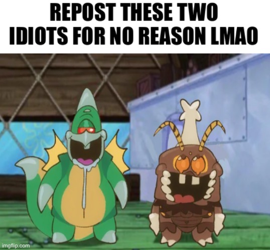 Repost these idiots for no reason lmao | image tagged in repost these idiots for no reason lmao | made w/ Imgflip meme maker